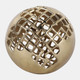23107#6" Partial Mesh Orb, Gold