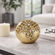 23107#6" Partial Mesh Orb, Gold