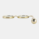 23121#7x8" Glasses Magnifying Glass, Gold