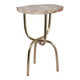 EV23138#20" Cory Petrified Wood Accent Table