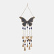 23148#33x10" Mosaic Butterfly Chime, Gold/navy