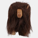 23157#10x8" Faux Fur Highland Cow, Brown