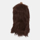 23157#10x8" Faux Fur Highland Cow, Brown