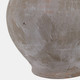 23164-02#7x6" Terracotta Jug Vase, Washed Grey