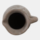 23164-02#7x6" Terracotta Jug Vase, Washed Grey