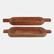 23172#S/2 24/34" Reclaimed Wood Bowls, Natural