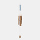 23192#23x9" Turtle Chime, Blue/natural