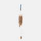 23192#23x9" Turtle Chime, Blue/natural