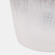 23194-02#12x8" Terracotta Vase, White Ombre