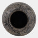 23194-04#12x8" Terracotta Vase, Distressed Black