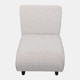 23181#33x30" Warren Accent Chair, Ivory/brown