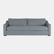 23184-01#95x40" Cary Modern Sofa, Grey/brown