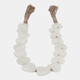 23216#38x1" Heart Shaped Bead Garland, White