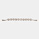 23220-02#46x3" Marbled Bead Garland, Brown/ivory
