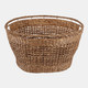 23232#30x21" Waterhyacinth Storage Basket, Natural