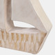 23235-01#12x8" Distressed Wood Sailboat, White/natural