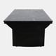 23254#46x24" Modern Marble Top Coffee Table, Black