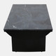 23254#46x24" Modern Marble Top Coffee Table, Black