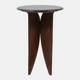 23270-02#23x16" Contemporary Accent Table, Black/brown