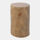 23271#19x15" Tree Trunk Side Table, Natural