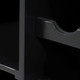 23283#46x40" Modern Bar Cabinet, Black