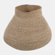 23301#17x13" Woven Jute Vase, Natural