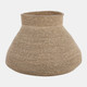 23301#17x13" Woven Jute Vase, Natural