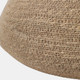 23301#17x13" Woven Jute Vase, Natural