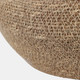 23302#16x7" Woven Jute Basket, Natural
