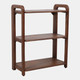 23310#30x24" Foldable 3-tier Bookshelf, Light Honey
