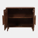 23313#34x29" 2-door Modern Cabinet, Light Honey