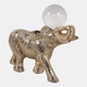 23318#9x6" Elephant W/ Acrylic Ball, Gold