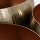 23329#S/3 10/11/13" Textured Metal Low Bowl Planters, Go