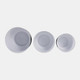 23333-02#S/3 9/10/11" Marbled Finish Planters, Gray