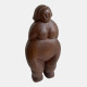 23348#12x6" Chubby Lady Standing, Brown