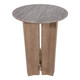 EV23386#22" Rummil Wood And Marble Accent Table