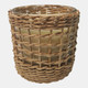 80571#4" 18 Oz Jasmine Woven Rattan Candle, Natural