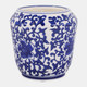 80580#5" 17.3 Oz Ocean Mist Chinoiserie Candle, Blue/wht