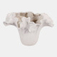 23422-02#11x8" Flutter Vase, White