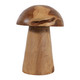EV23432-02#14" Harvey Large Carved Wood Teak Mushroom