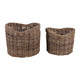 EV23441#S/2 14/16' Peleda Rattan Baskets