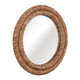 EV23462#37" Ula Banana Leaf Woven Wall Mirror