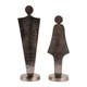 EV23470#S/2 13/15" Otway Travertine Couple Statuary