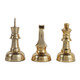 EV23487-01#S/3 10" Allistar Gold Metal Chess Statuary