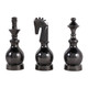 EV23487-02#S/3 9" Maddley Metal Chess Statuary