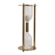 EV23494-02#18" Lillet Gold Metal Hourglass Sandtimer With Whi