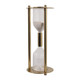 EV23494-02#18" Lillet Gold Metal Hourglass Sandtimer With Whi
