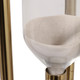 EV23494-02#18" Lillet Gold Metal Hourglass Sandtimer With Whi