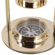 EV23497#8" Quill Gold Metal Hourglass Sandtimer