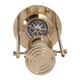 EV23497#8" Quill Gold Metal Hourglass Sandtimer